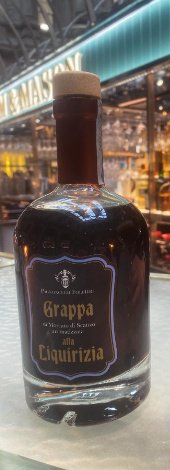 Immagine vino Grappa di Moscato di Scanzo aromatizzata alla liquirizia