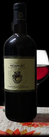 Immagine vino scarlet rosso di toscana igt
