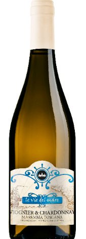 Immagine vino le vie del mare viognier & chardonnay maremma toscana doc